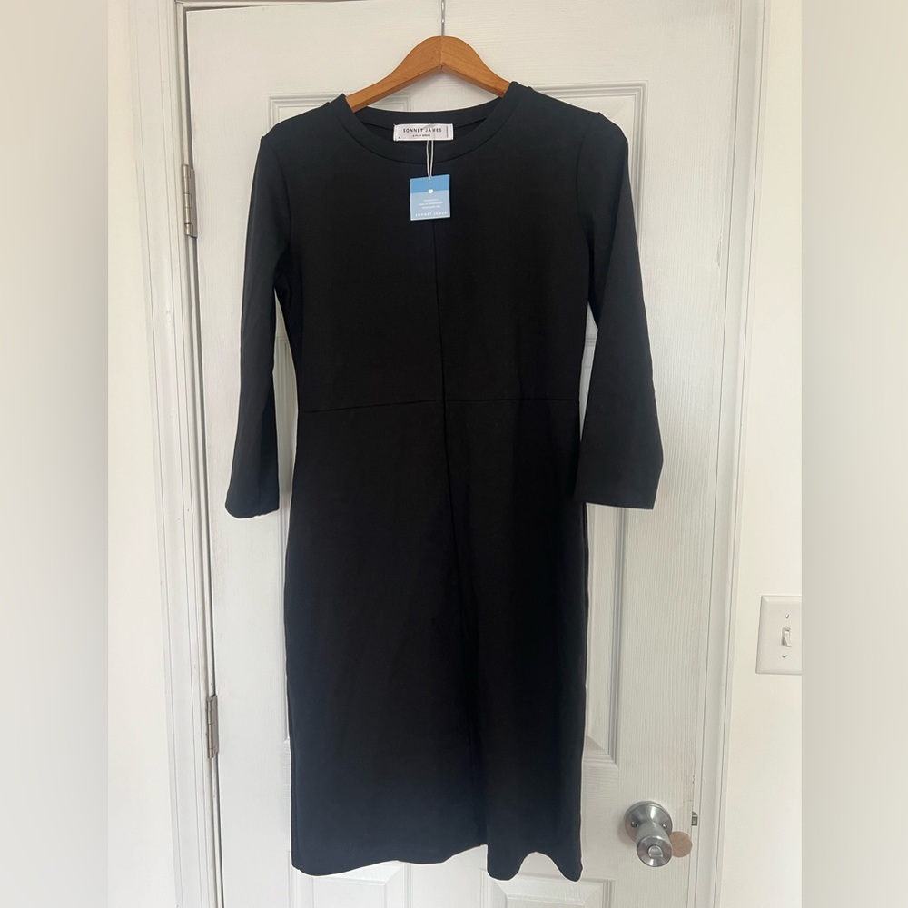 NWT Sonnet James Black Play Dress size medium